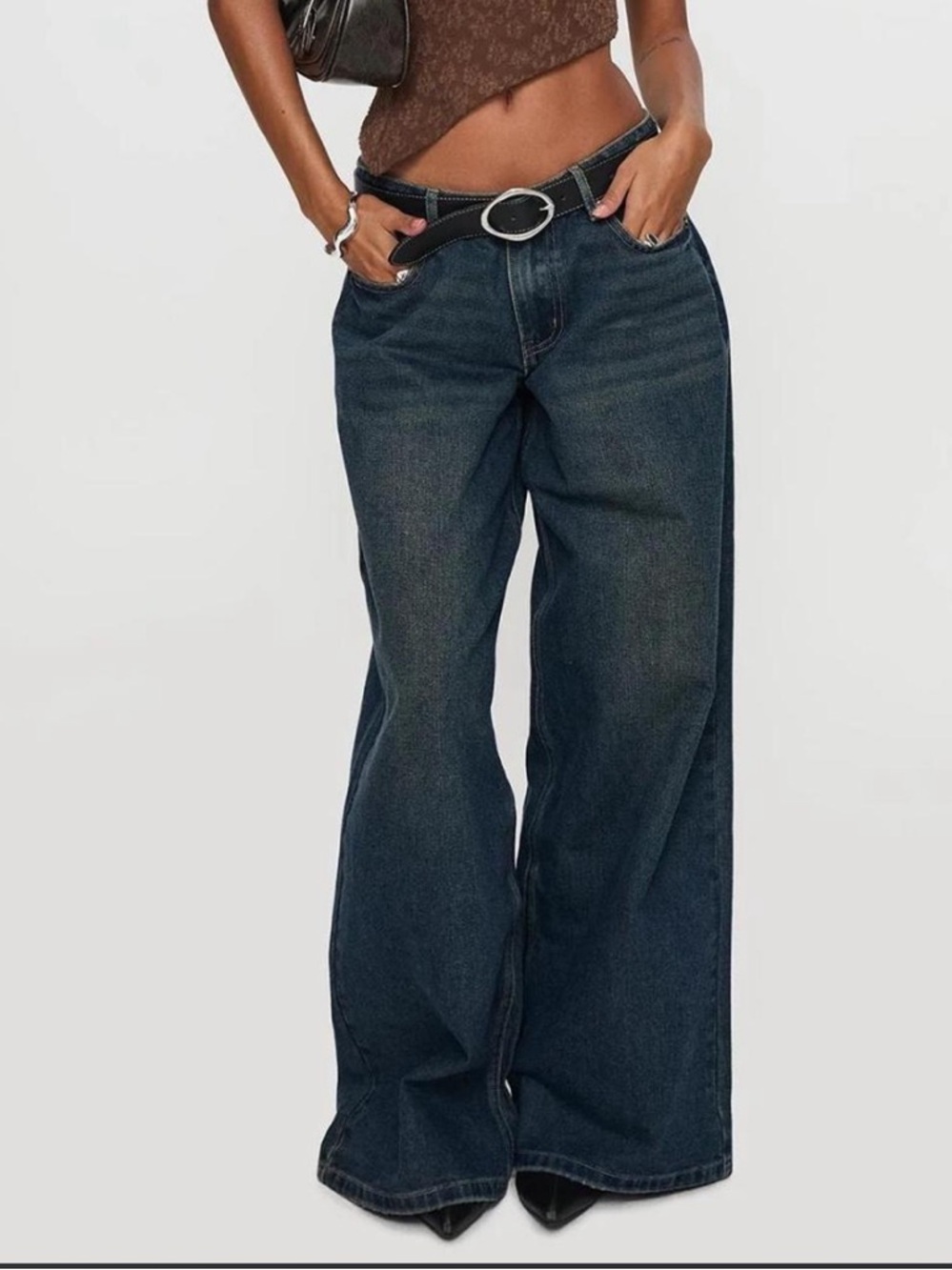 Princess Polly Hocus Pocus Wide Leg Jeans